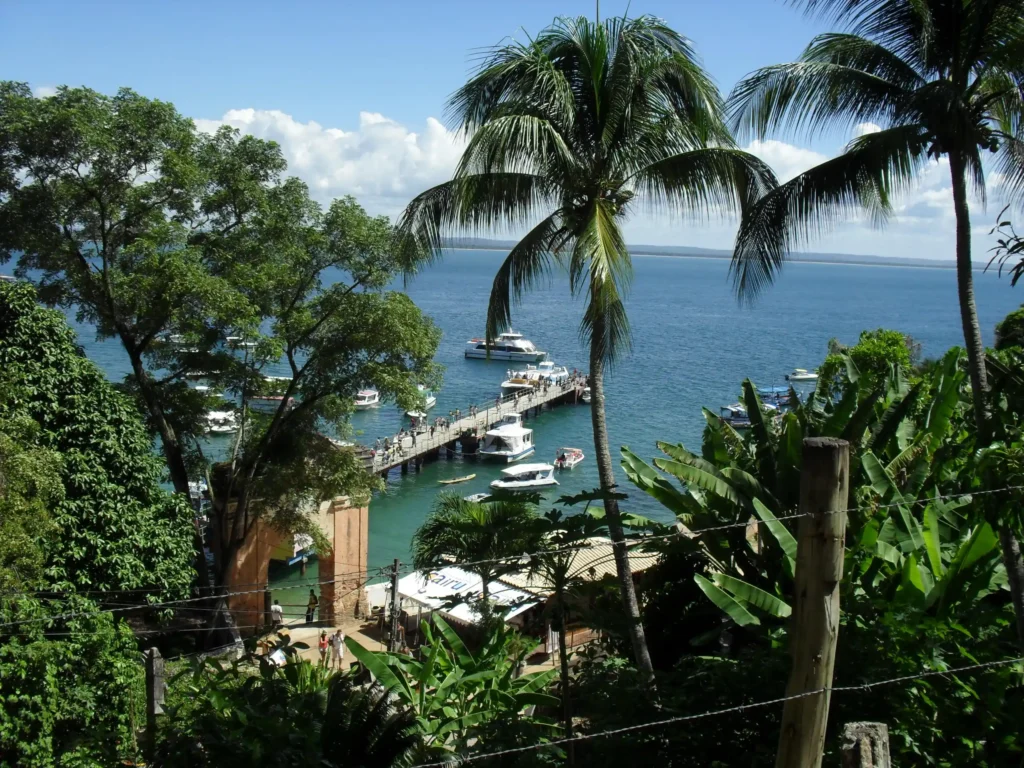 Praia paradisíaca em Morro de São Paulo, famoso destino no sul da Bahia