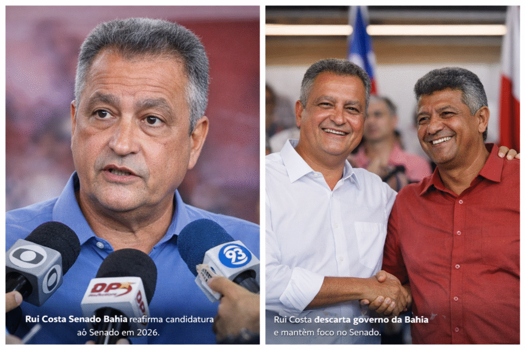 Rui Costa Senado Bahia reafirma candidatura ao Senado Federal em 2026 durante entrevista